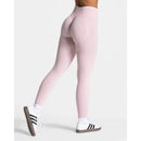 The Form Architect | Color-Block Seamless Knit Yoga Leggings