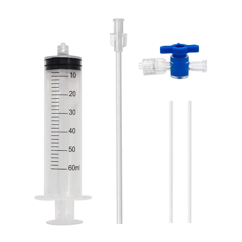 Bicycle Tubeless Tire Liquid Injection Tool 60ml Tire Tubeless Sealant Injector Oil Mineral Change Tool For Bike Repair Tools