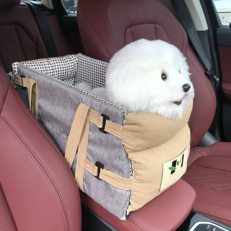 Canvas Cat Dog Transport for Bag Portable Pet Dog Car Seat Bed Car Central Safety Travel Dog Carrier Bag Chihuahua Accessories