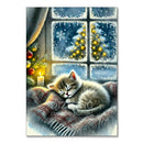 5D DIY Diamond Painting Milu Deer Full Diamond Mosaic Embroidery Christmas Scene Cross Stitch Art Home Decor New Arrivals