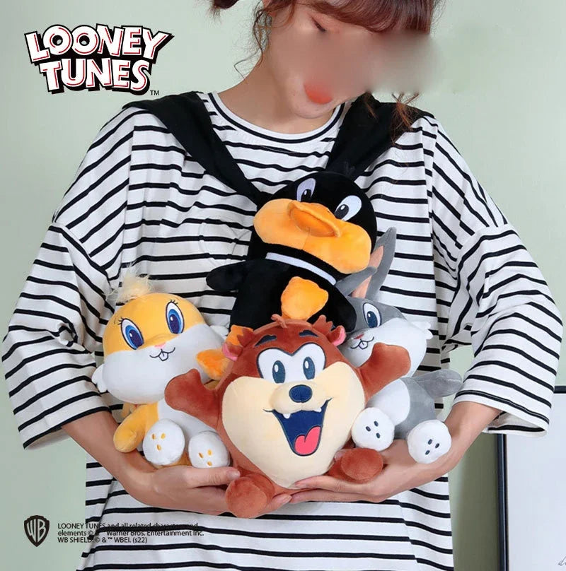 Looney Tunes Q version Bugs Bunny Plush Toy Tweety Lola Bunny Daffy Duck Cartoon Anime Figures Stuffed Animal Doll Toys For Kids
