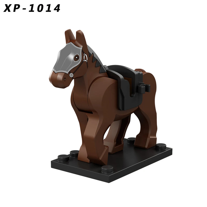 MOC war horse models toys blocks kids toy for boys girls brinquedos building block hobbies bloques gifts brinquedo friends fidge