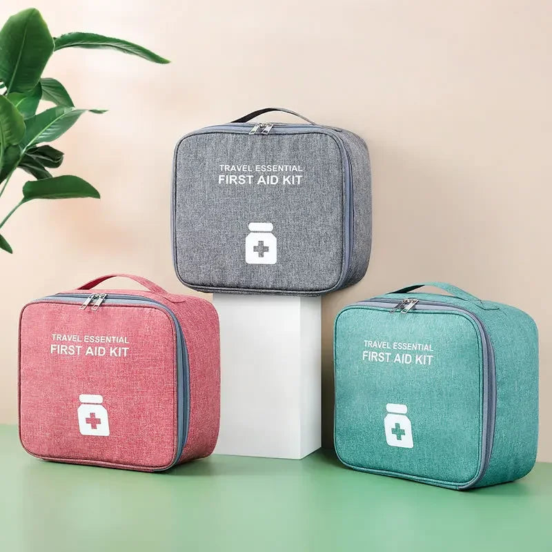 Mini Portable Medicine Storage Bag Travel First Aid Kit Medicine Bags Organizer Camping Outdoor Emergency Survival Bag Pill Case