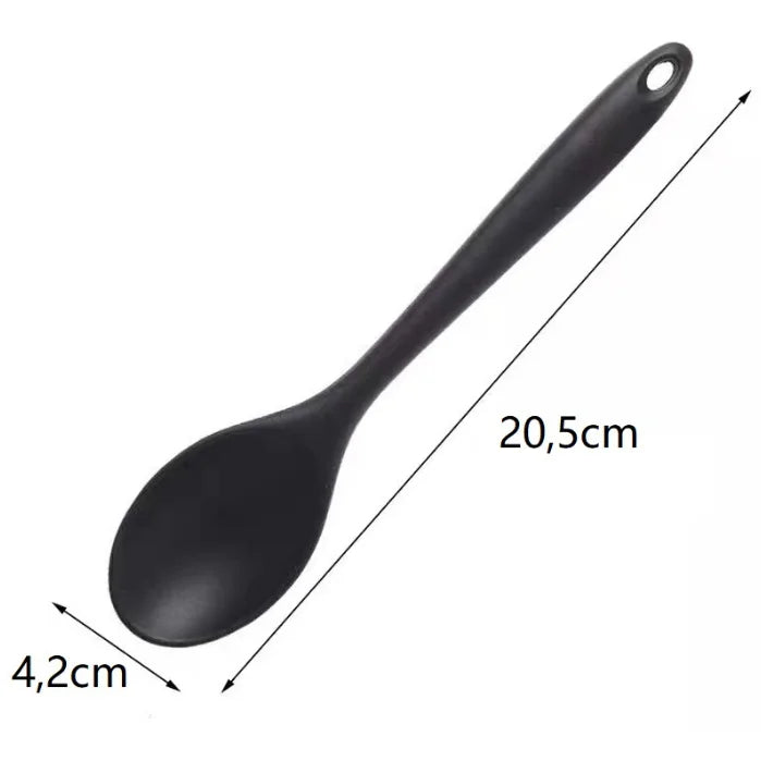 Colher de Silicone Utensílio De Cozinha Arroz Fritar Mexer