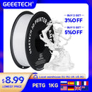 GEEETECH 1Kg 1.75mm PETG Filament For 3D Printer Filament Vacuum Packaging Overseas Warehouses Fast Ship