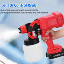 Adjustable Sprayer High Speed Cordless Paint Sprayer with 4 Nozzles Rechargeable Adjustable for Wide Applications for Precision