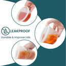 The Portion Line | Leakproof Deli Containers, 8/16/32 oz Sets