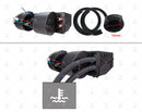 Universal Automotive 12V 24V A/C Air Conditioning Kit for Truck Minibus Van Tractor Digger RV Excavator AC Air Conditioner