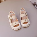Baby Toes Capped Walking Shoes 2024 Summer Girls Simple Fashion Soft Sole Sandals Sweet Cute Boys Casual Versatile Beach Shoes