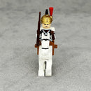Medieval Napoleonic War French Dragoon British Soldiers Pirates Figures Army Scottish Fuisiler Building Blocks Weapons Brick Toy