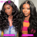 BY 18 20 22 Zoll 16A Double Drawn Body Wave Echthaar-Bundles, rohes, unbehandeltes vietnamesisches Echthaar, voll und dick, Haarverlängerungen für Frauen