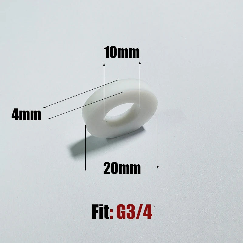 High Pressure PTFE Washer Sodastream TR21-4 W21.8 CGA320 G3/4 Gasket Air Seal Sealing Orings Cylinder Adapter