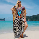 Kaftan Dresses for Women Plus Size Bathing Suit Cover Up Vneck Batwing Dress Loose Fit Moroccan Caftan Mumu Dresses