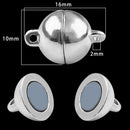 2 Sets Locking Strong Magnetic Clasps Magnet End Clasp Connectors For Jewelry Making DIY Bracelet Necklace Extender Accessories