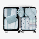 7-teiliges Set Reisetaschen-Organizer Kleidung Koffer Reise-Organizer Decke Schuhe Organizer Tasche Kofferbeutel Packwürfel