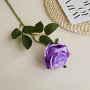 DIA 8CM Artificial Roses Valentine's Day Plastic Juana Flower Bouquet Wedding Decoration Living Room Dining Table Ornament Roses