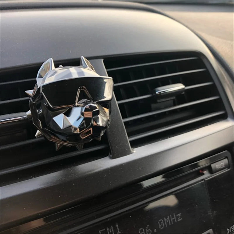 Bulldog Car Air Vent Decoration Car Interior Accessories Car Dog Ornaments Outlet Bulldog For Car