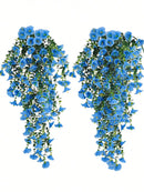 1/2/4pcs Artificial Eucalyptus Silk Flower Vine, UV-Resistant Greenery For Outdoor Hanging, Suitable For Anniversary, Graduation, Wedding, Party, Home, Office, Porch, Garden, Wall Decor In Spring & Summer