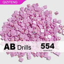 Neuheiten Einfarbige AB-Quadrat-Diamantperlen für DIY-Diamantmalereien Harz AB-Steine 2,5 mm AB-Steine 1000/2000 Stück