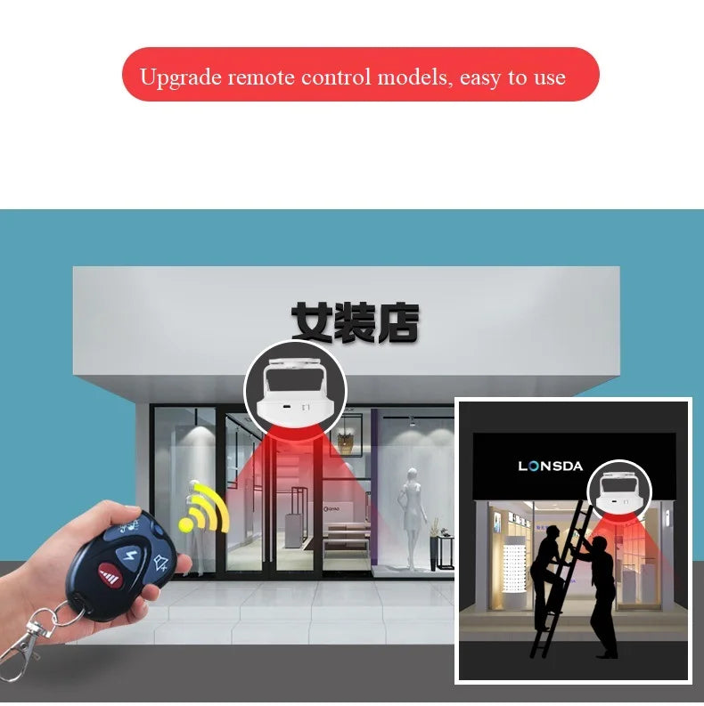 Darho 3senors Shop Store Home Security Welcome Chime Wireless Infrared IR Motion Sensor Alarm Entry Doorbell Sensor