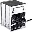 Stainless Steel Wood-burning Stove Lightweight Compact Camping Stove Portable Folding Wood Stove For Outdoor Camping Hiking