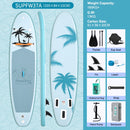 Feath-R-lite 11'6" Koi Sup Board Inflatable Surfboard Stand Up Paddle Board Inflatable Sup PaddleBoard with Accessories