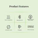 1500m³ Bluetooth Diffuser Electric Smell for Home Perfume Essential Oils Air Freshener 500ML Capacity HVAC Fragrance Flavoring