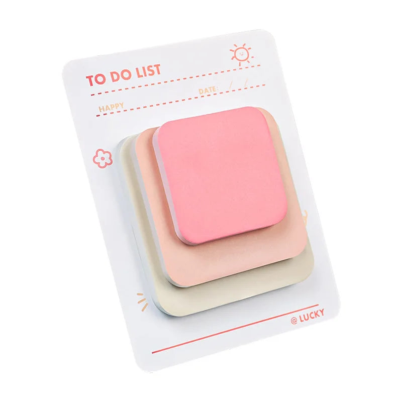 Cute Note, Color High-value Ins Wind Note Paper, Student Message N Times, Sticky Note Pad  Stationery  Kawaii