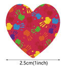 100-500Pcs Heart Shaped Stickers Seal Labels Stickers Scrapbooking Gift for Package and Wedding Decoration Stationery Sticker