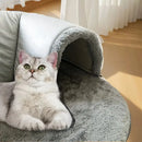 Warm Non-Slip Base Cat Tunnel Bed U-shaped Removable Washable Cat House Anti Dirty Cat Nest Pet Interactive