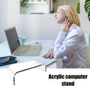 Monitor Stand Riser Acrylic Laptop Stand Clear Desktop Computer Riser  Table Storage Stand Desk Organizer for Storing PC Screen