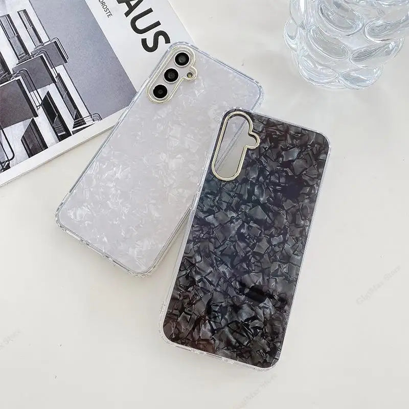 Luxury Case For Samsung Galaxy A54 A34 A55 5G A53 A 54 53 Sparkling Case Funda For Samsung S24 S23 Ultra FE S 24 23 Cover Case