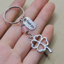 1/10 Sets Clover thank you Teacher's Day Gift creative Keychain Lovers Key Ring Jewelry