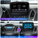 ESSGOO 9" Android 14 Display Car Stereo Radio GPS Navigation For Hyundai ix35 2009-2015 Carplay Android Auto SWC USB Wifi BT FM
