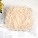 1 Meter Natural Turkey Feathers Trims 10-15cm for Sewing Ribbon Clothing Fringe Plumes Decoration DIY Crafts Wedding Party Dress