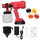 Adjustable Sprayer High Speed Cordless Paint Sprayer with 4 Nozzles Rechargeable Adjustable for Wide Applications for Precision