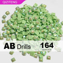 Neuheiten Einfarbige AB-Quadrat-Diamantperlen für DIY-Diamantmalereien Harz AB-Steine 2,5 mm AB-Steine 1000/2000 Stück