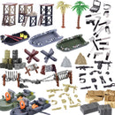 WW2 Military Scene Accessories German Army Base Barbed Wire Building Block Fence Isolation Net Door Parts MOC Bricks Toys Kids