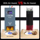 LASER TREE 5W 10W 20W 30W with Air Assist Laser Head 450nm TTL Blue Light Module for CNC Engraving and Cutting Woodworking Tools