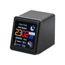 Smart Weather Clock with Electronic Photo Album WiFi Networking Animation Display Desktop Weather Station Automatic Update Ornament