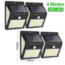 Goodland 228 144 LED Solar Light Outdoor Solar Lamp With Motion Sensor Solar Powered Sunlight Spotlights For Garden Decoration
