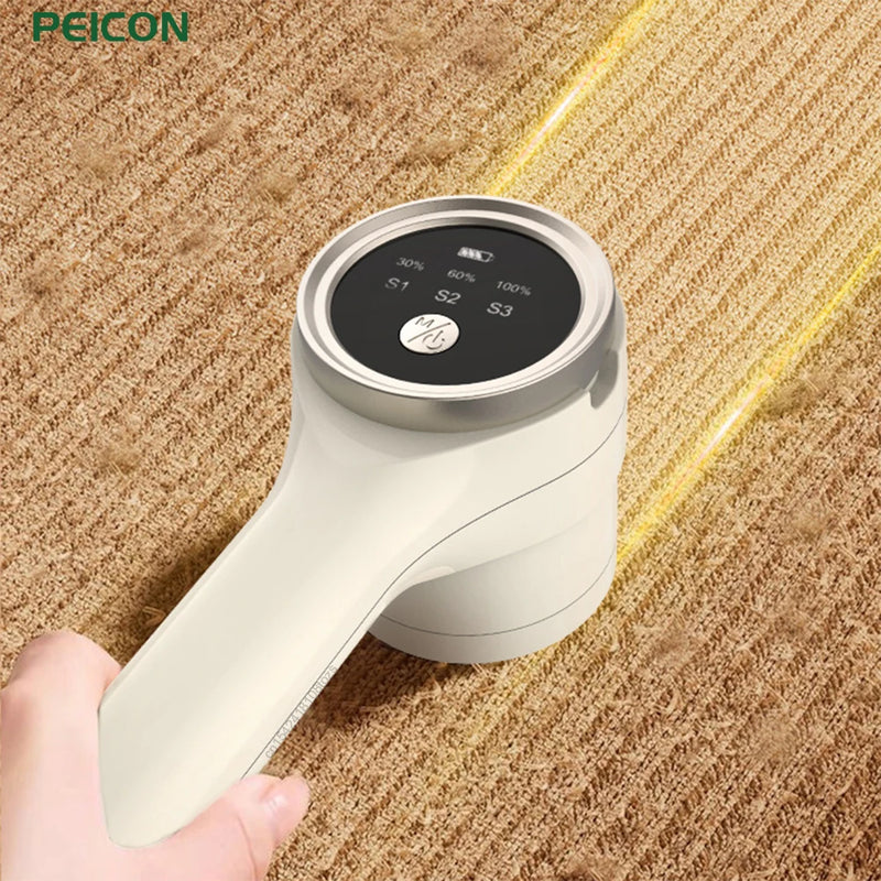 Lint Remover for Clothing Portable Electric Fuzz Pellet Remover LED Display Rechargeable for Clothes Fabric Shaver Fluff Remover