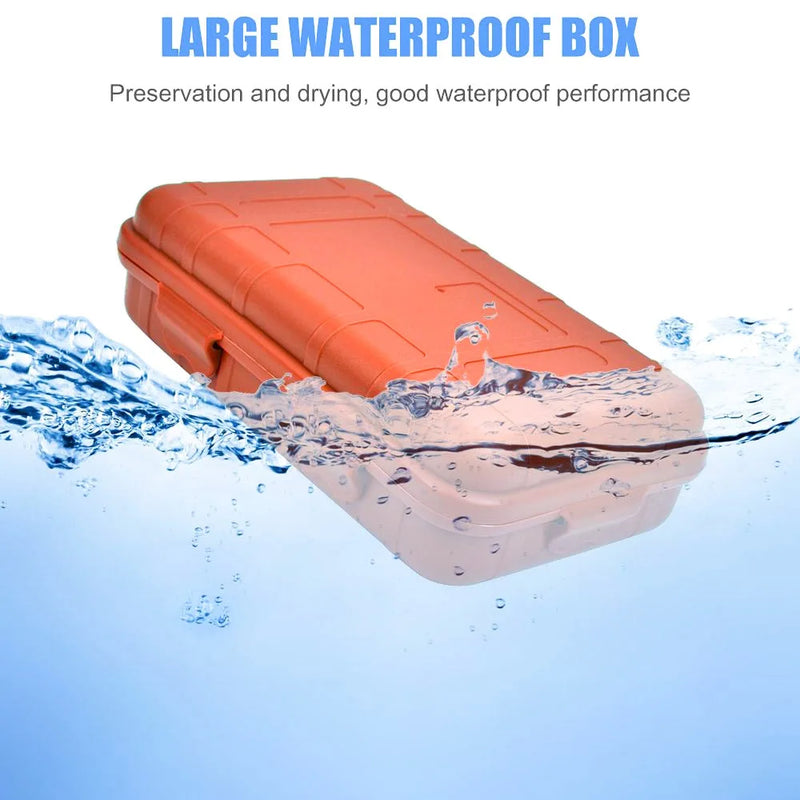 Storage Box Waterproof Shockproof Dustproof Pressure-Proof Airtight Container with Foam Case Holder Survival Tactical Equipments