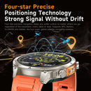 2026 GPS Smartwatch for Men 1.7 HD Screen Military Smart Watch Flashlight IP68 Waterproof 100 Sport Modes 720mAh Large Battery