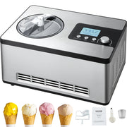 The Gelato Atelier | 2-Quart Compressor Ice Cream Maker, No Pre-Freezing