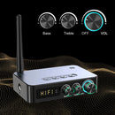 M9/M9Pro Audio Transmitter Receiver 1200mAh Bluetooth 5.1 Wireless Music Adapter U Disk/TF Card FM Radio Player DSP Converter