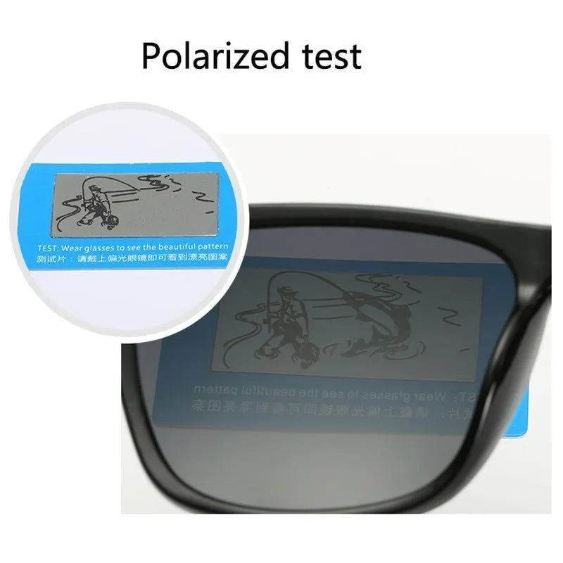 New Men's Polarized Sunglasses  Anti-UV Color-changing Driving Sunglasses Luxury Brand Polarization Sun Glasses For Men