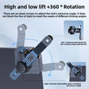 Aluminum Alloy Car Phone Holder Bracket Adjustable Multi-Angle Clasp Style Accessory for Arc Screen Mobile Phone Universal Mount