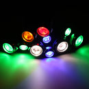 6mm oxidierte Aluminium-LED wasserdichte Metallschwarz-Anzeigeleuchte Signallampe mit Draht 3V 6V 12V 24V 110V 220V für Metalltaster