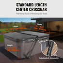 SucceBuy Hot Tub Cover Lift Spa Cover Lift Height 31.5"-41.3" Width 57"-92.5" Adjustable Installed Underneath Both Side Suitable